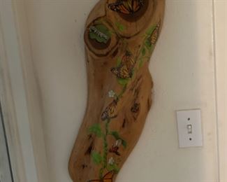 Pyrography art titled Metamorphosis by Kathleen Marie