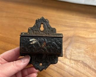 Cast iron matchstick holder