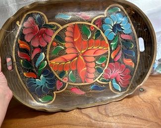 Beautiful wooden tray