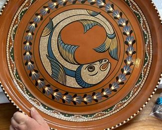 Very heavy ceramic platter