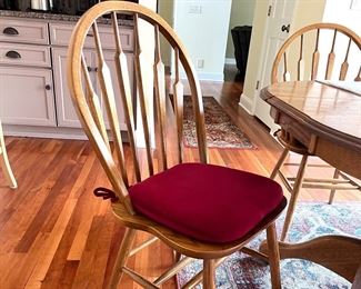 4 Oak Kitchen chairs