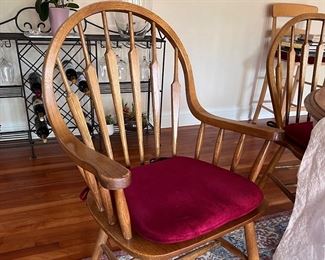 4 Oak Kitchen chairs