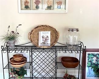 Wrought iron bar server - sold