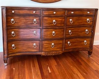 30% OFF -  Walter E. Smithe king bed - matching night stands and dresser w/mirror