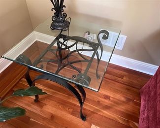 50% OFF -Walter E. Smithe side table w/glass tops