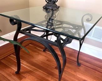 50% OFF - Walter E. Smithe side table w/glass tops