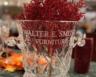 Walter E. Smithe crystal ice bucket 