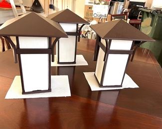 3 NEW Outdoor house lights 