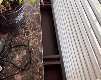 30% OFF -  Half round cabinet w/hidden drawer 