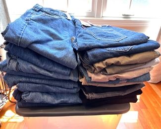 Men's Jeans - Size 34W - some new 