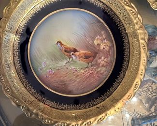 Hand Painted Limoges Decorative Plates 