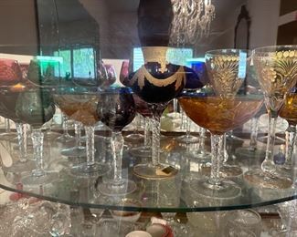 Bohemian Crystal Stemware