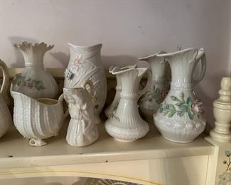 Hundred of Belleek Pieces 