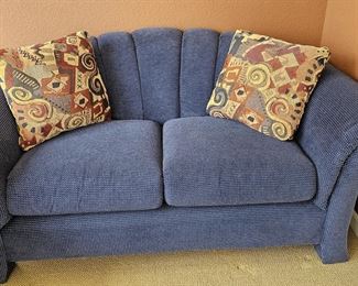 Schweiger Blue Couch