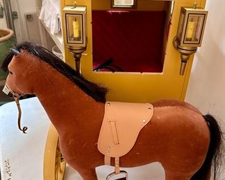 American Girl Doll Horse Drawn Coach with Horse