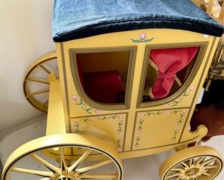 American Girl Doll Horse Drawn Coach with Horse