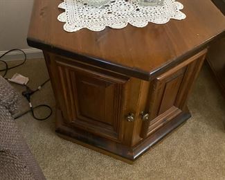 6 Sided End Table $ 68.00