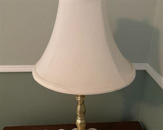 Brass Table Lamp $ 30.00