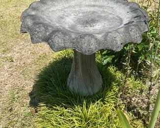 Concrete Bird Bath $ 48.00