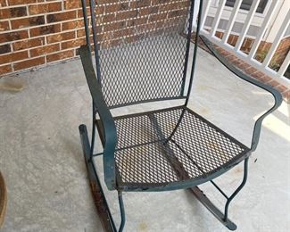 Metal Rocker $ 44.00 (rust on rocker arms)