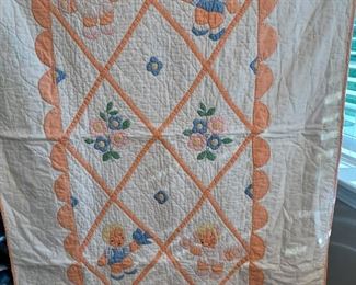 Antique baby quilt 