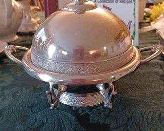 Silver serving pieces 