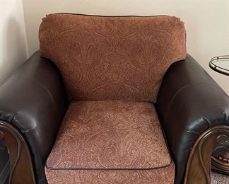 $200 - Oversized chair (measurements: 44" x 38" x 33")