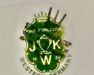 19. Set of 11 JKW Porcelain Plates (9.5")