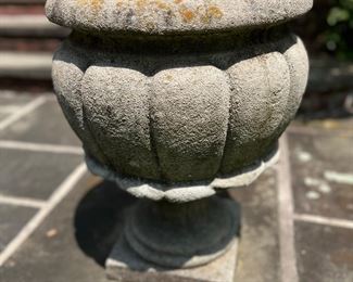 124. Pair of Cement Planters (17" x 22")