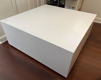 89. White Cube Coffee Table (39.5" x 39.5") 