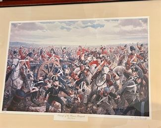 147. "Charge of the Union Brigade" Signed Lithograph by Mark Churms 107/1000 (31" x 24") 