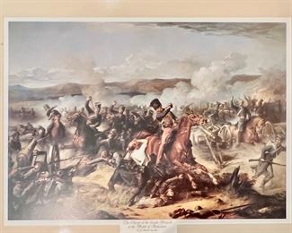 152. "The Charge of the Light Brigade the Battle of Balaclova" Print by T.J. Barker (39" x 32")