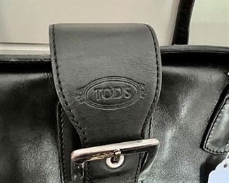 Todd Black Leather Handbag