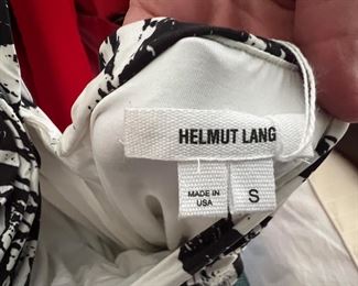 Helmut Lang Black & White Dress