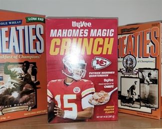 Collectible sports cereal
