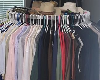 Men's clothing (mostly 1X, 2X & 3X)