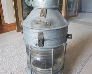 Vintage galvanized lantern
