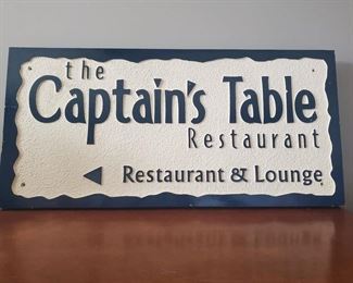 neat vintage restaurant sign 