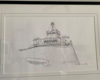 Jim Clary Edmund Fitzgerald artist proof set of 7