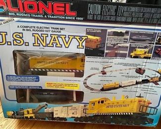 U. S. Navy lionel train 