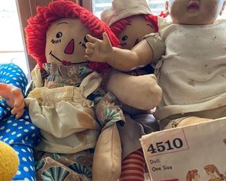 Vintage patterns, Vintage Raggedy Ann and Andy