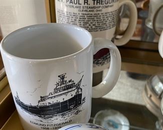 Mugs from steamship lines 