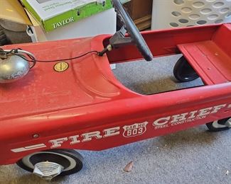 90"s Fire Chief pedal car 