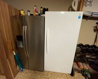Freezer and fridge