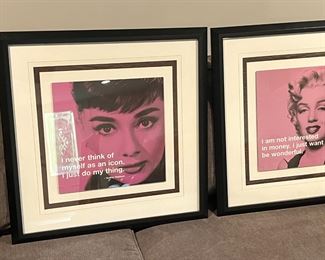 Audrey Hepburn/Marilyn Monroe Posters