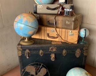 Luggage, Cameras, Globes, Fans