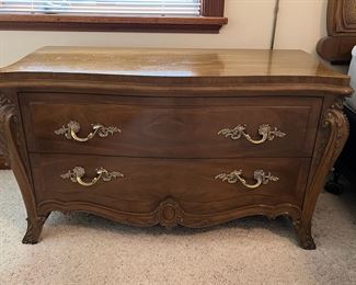 Drawer Karges Walnut Nightstand Dressers, Set Of 2, 41in X 24.5in