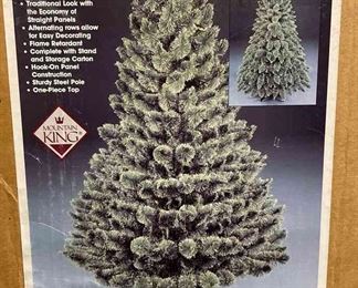 Faux Christmas Tree By American Tree Co. Natural Traditional Cashmere 7.5 Foot Box Dimensions 33x56x22in