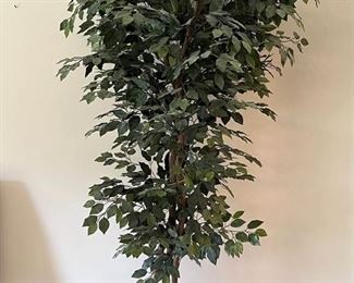 Large Artificial Potted Tree Decor 7.5 Ft Tall