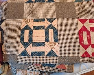 Antique Hand Stitched Quilt